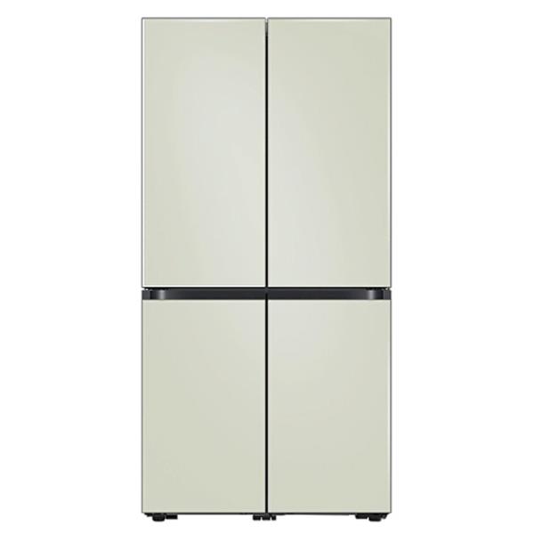 비스포크 4도어 냉장고 875L 새틴세이지그린