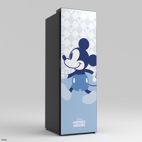 냉장고 [디즈니 X BEPOKE] 에디션 1도어 키친핏 (좌힌지,좌개폐) (미키마우스 블루) 408L RR40C7895AP